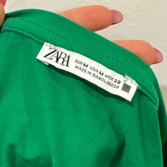 Green Zara top for sale! - Picture 3 of 3